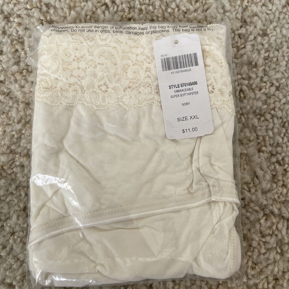 Soma Embraceable Lace Hipster Panties XXL - Lot Of 4 - New In Package - Picture 8 of 10